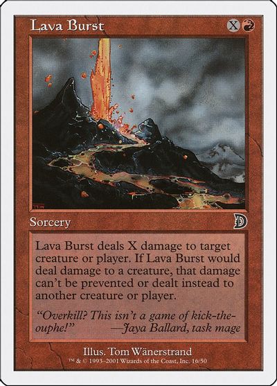 Lava Burst card art