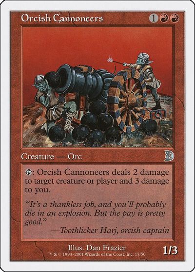 Orcish Cannoneers card art
