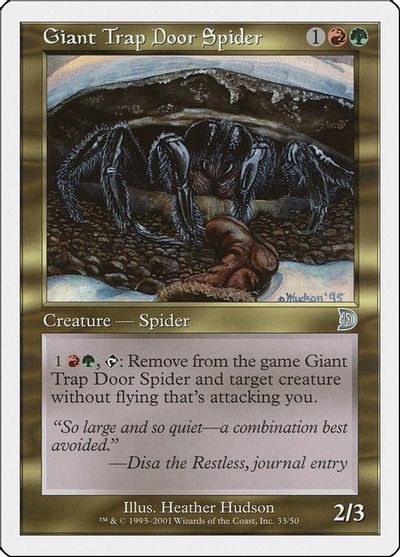 Giant Trap Door Spider card art