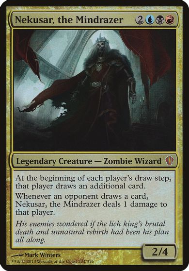 Nekusar, the Mindrazer (Commander 2013) card art