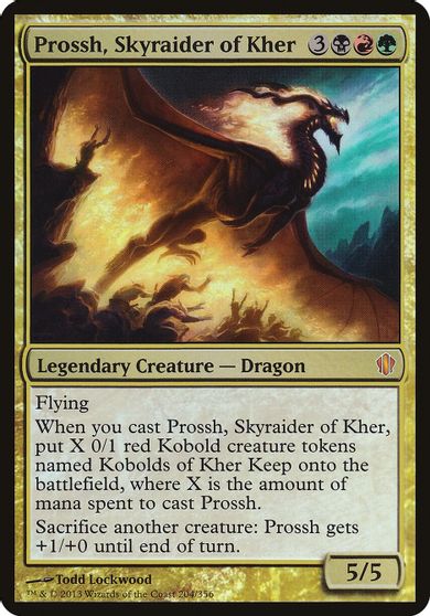 Prossh, Skyraider of Kher (Commander 2013) card art