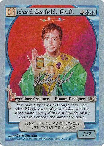 Richard Garfield, Ph.D. (Alternate Foil) card art