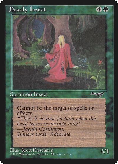 Deadly Insect (Red Robe) card art