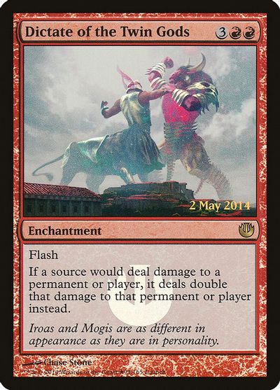 Dictate of the Twin Gods card art