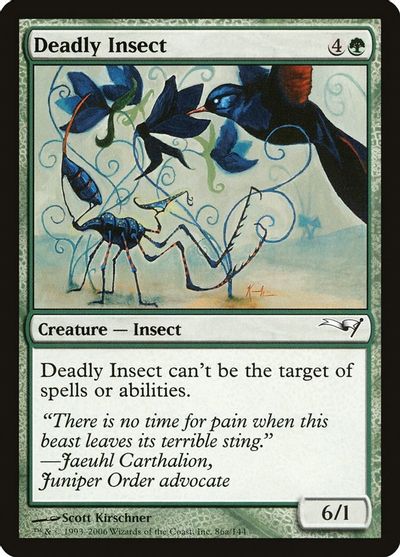 Deadly Insect card art