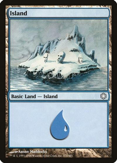 Island (374) card art