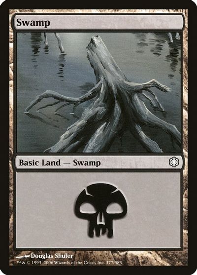 Swamp (377) card art