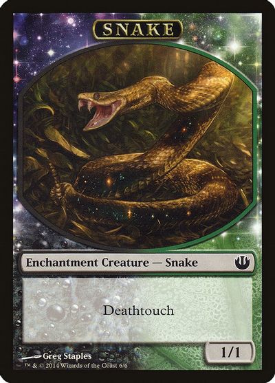 Snake Token card art
