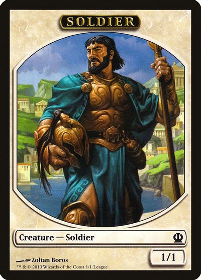 Soldier Token (Theros) card art
