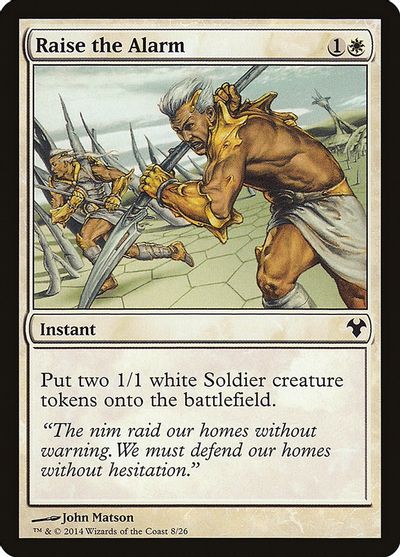 Raise the Alarm card art