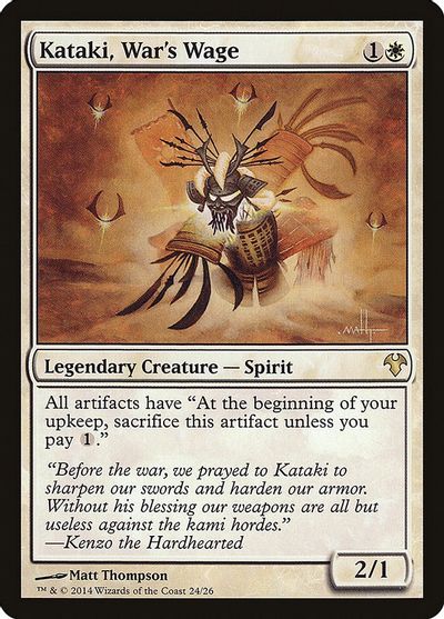 Kataki, War's Wage card art
