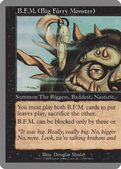B.F.M. (Big Furry Monster) (28) card art