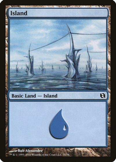 Island (76) card art