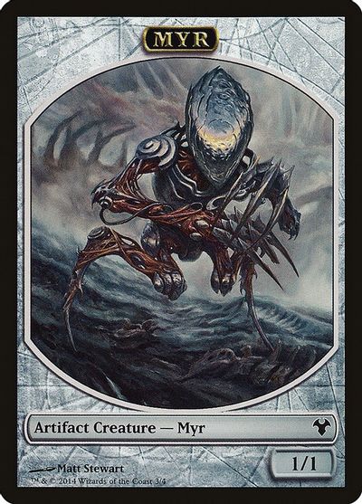 Myr // Spirit Double-Sided Token card art