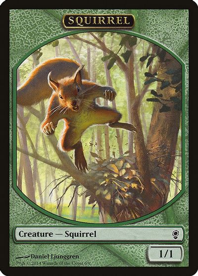 Squirrel Token card art