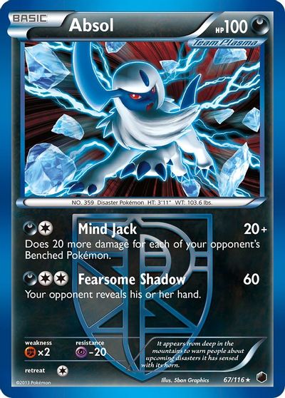 Absol (Team Plasma) card art