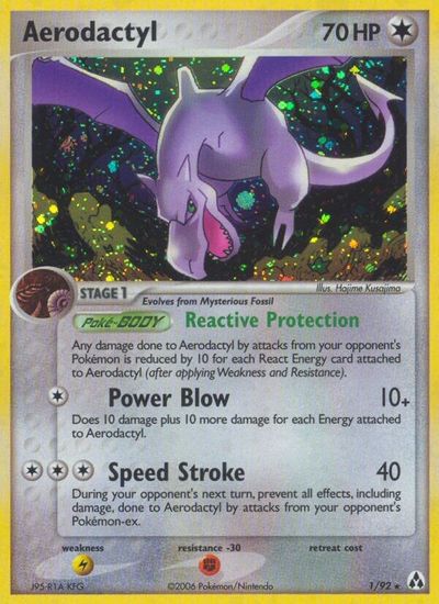 Aerodactyl card art