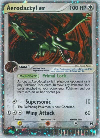 Aerodactyl ex card art