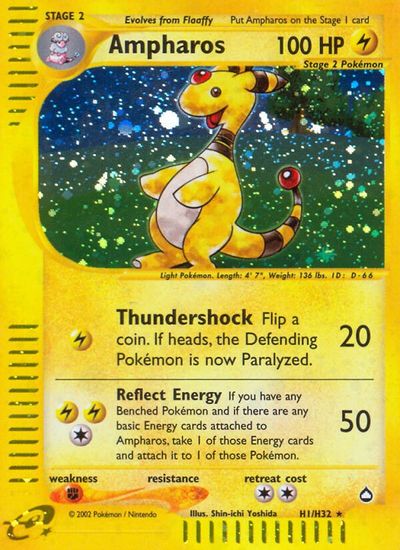 Ampharos (H1) card art