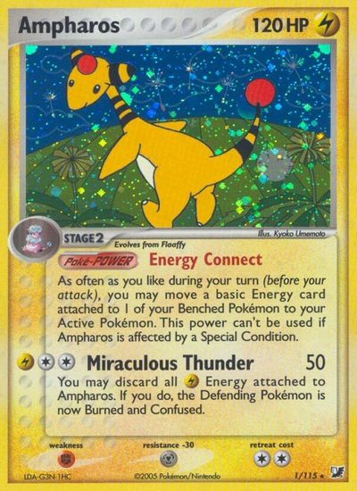Ampharos card art