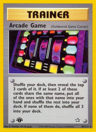 Arcade Game (Goldenrod Game Corner) card art