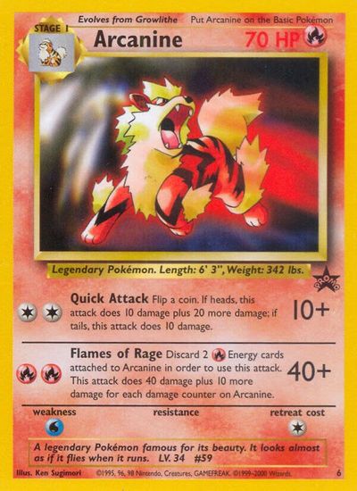 Arcanine card art