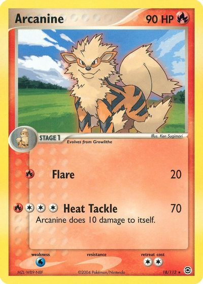 Arcanine card art