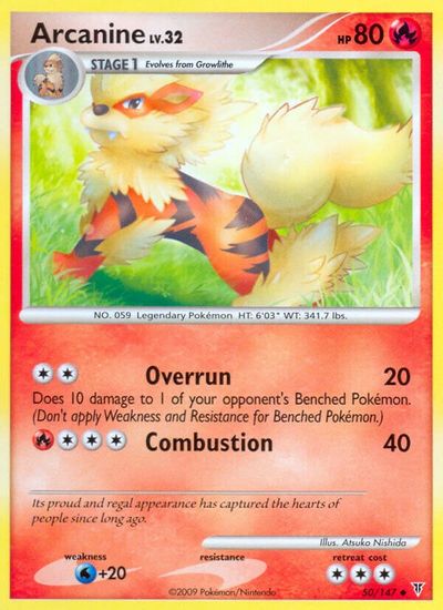 Arcanine card art