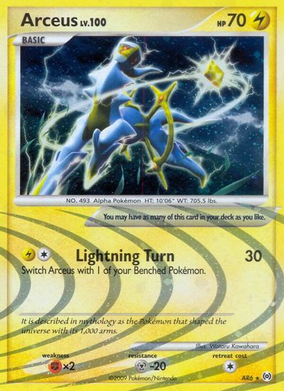 Arceus (AR6) card art