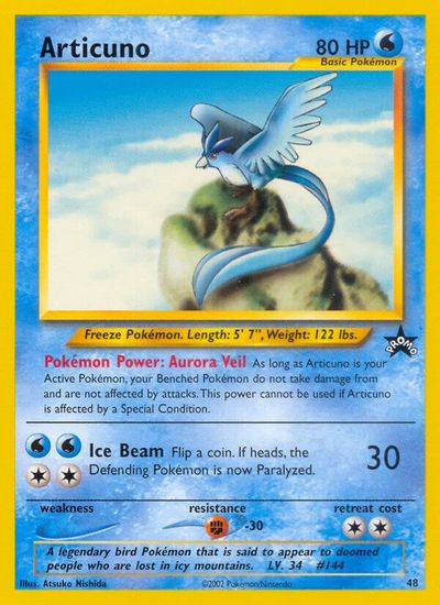 Articuno (48) card art