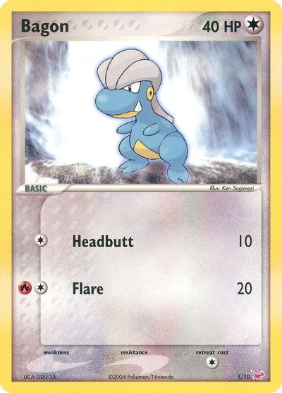 Bagon card art