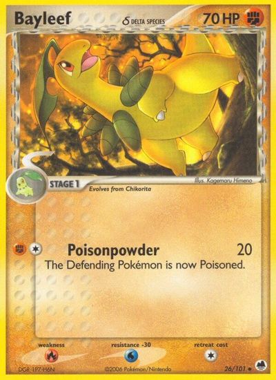 Bayleef (Delta Species) card art