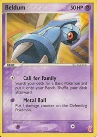 Beldum card art