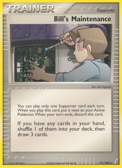 Bill's Maintenance card art