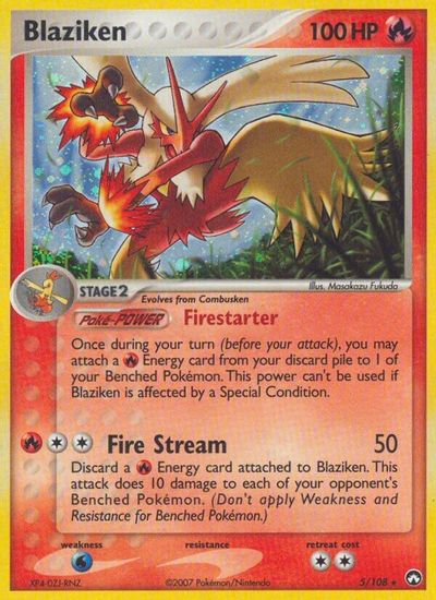 Blaziken card art