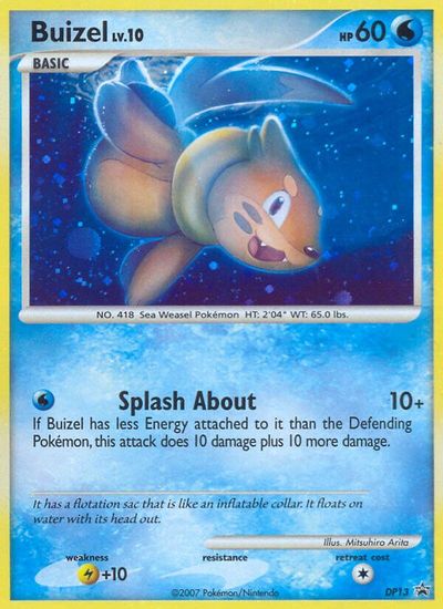 Buizel - DP13 card art