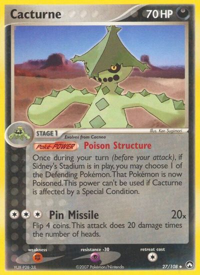 Cacturne card art