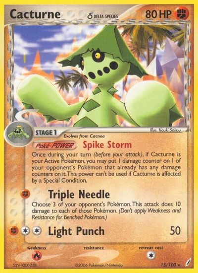 Cacturne (Delta Species) card art