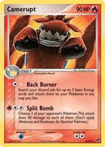 Camerupt - 4/107 (EX Deoxys) card art