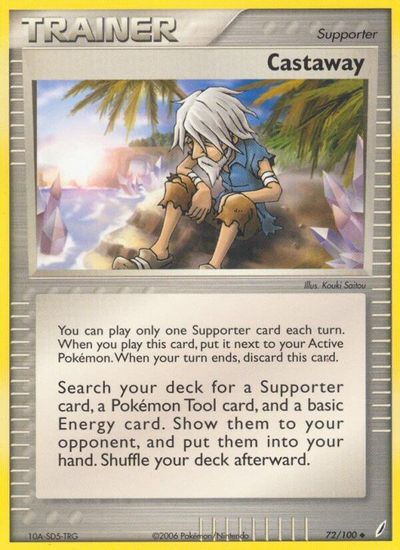 Castaway card art