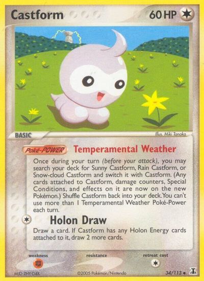 Castform card art