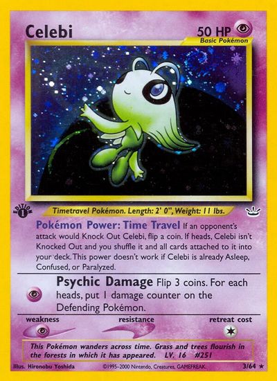 Celebi (3) card art