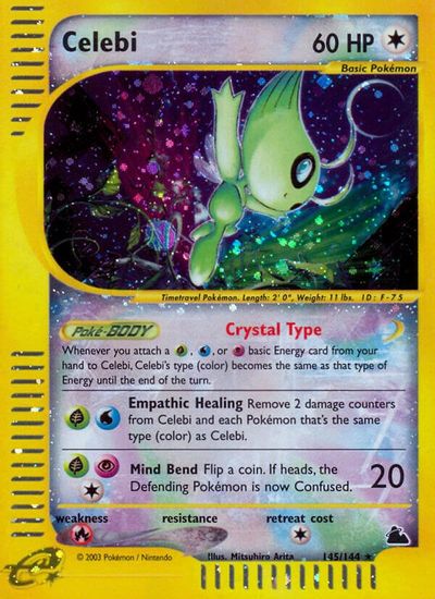 Celebi card art