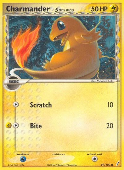 Charmander (Delta Species) card art