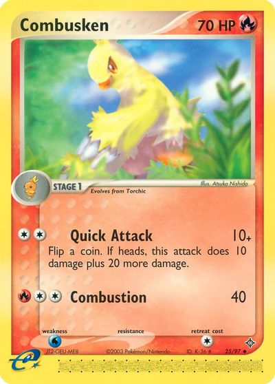 Combusken card art