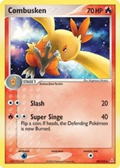 Combusken card art