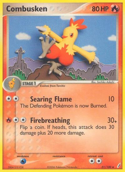 Combusken - 031/100 card art