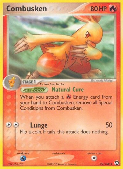 Combusken card art