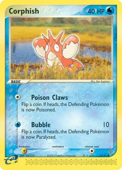 Corphish - 52/97 card art