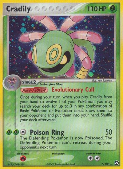 Cradily card art